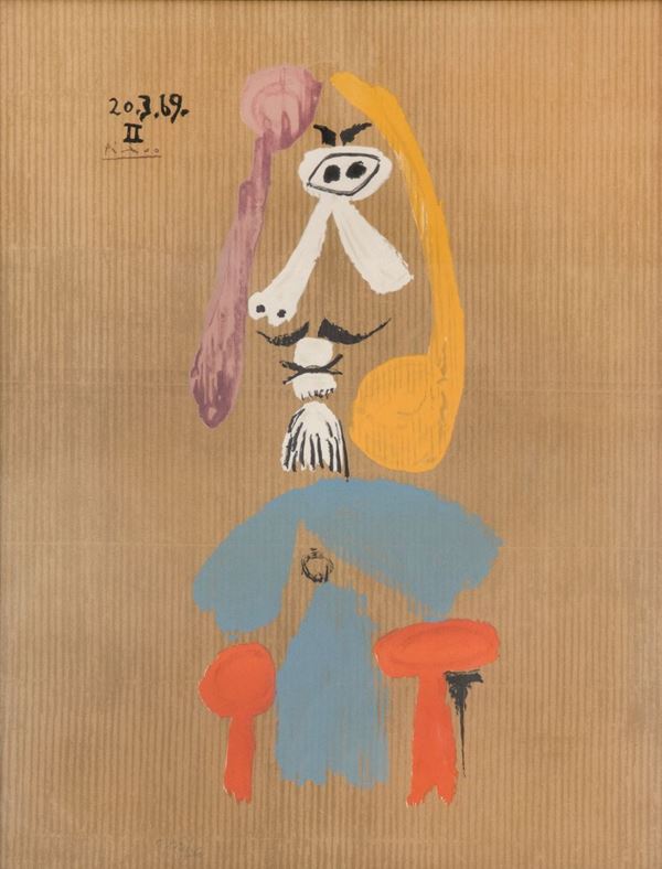 Pablo Picasso (d'Apres) - Portrait Imaginaire 20.03.69