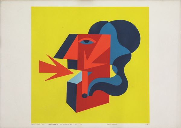 Fortunato Depero (d'Apres) - Fumatore n&#176; 1
