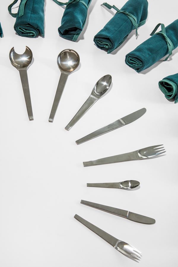 Carl Aubock : Servizio di posate mod. 2060  - Auction Classic Design '40-'50 - Incanto Casa d'Aste e Galleria