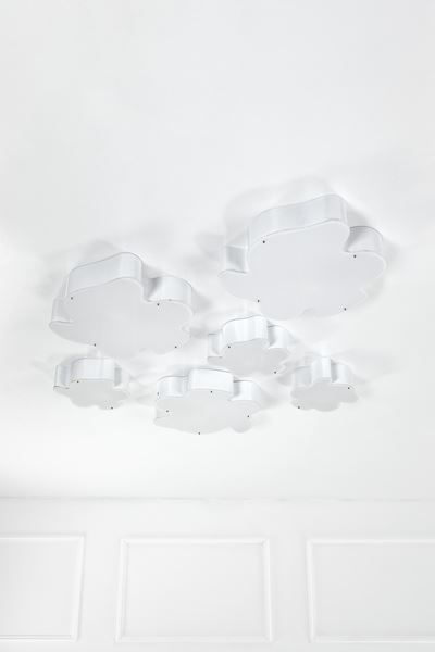 Sei Lampade da Parete o da Soffitto a Forma di Nuvola