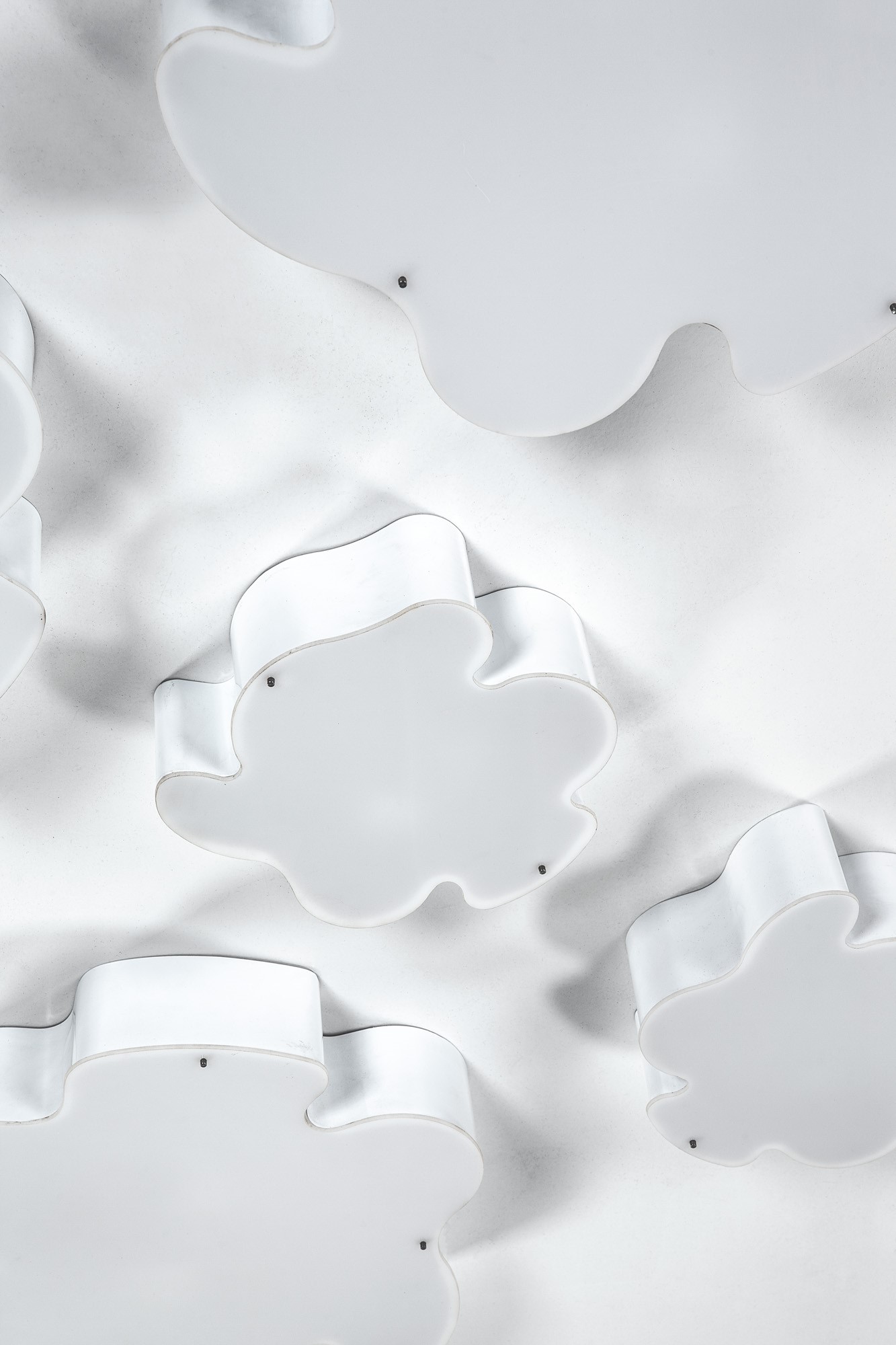 Sei Lampade da Parete o da Soffitto a Forma di Nuvola