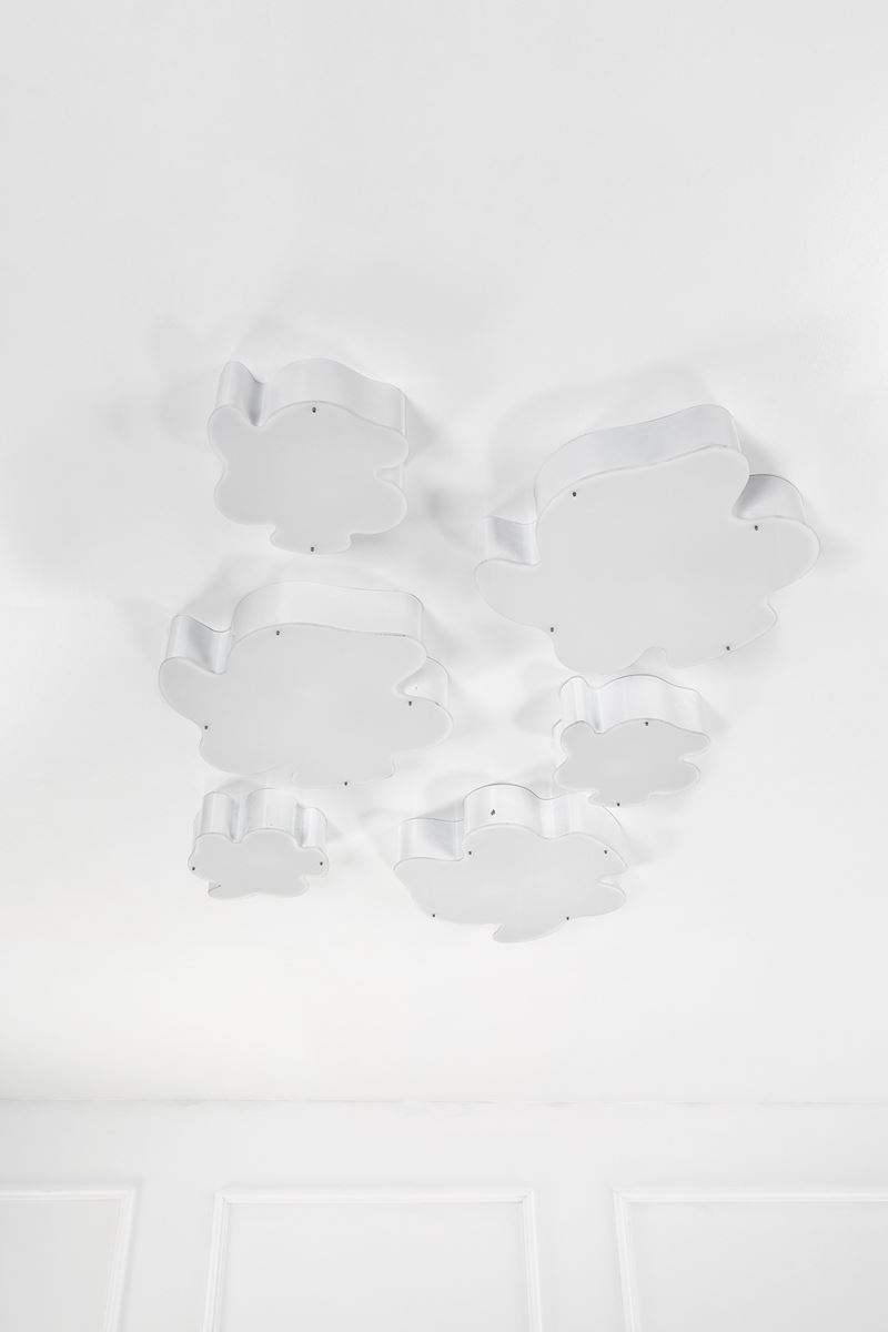 Sei Lampade da Parete o da Soffitto a Forma di Nuvola