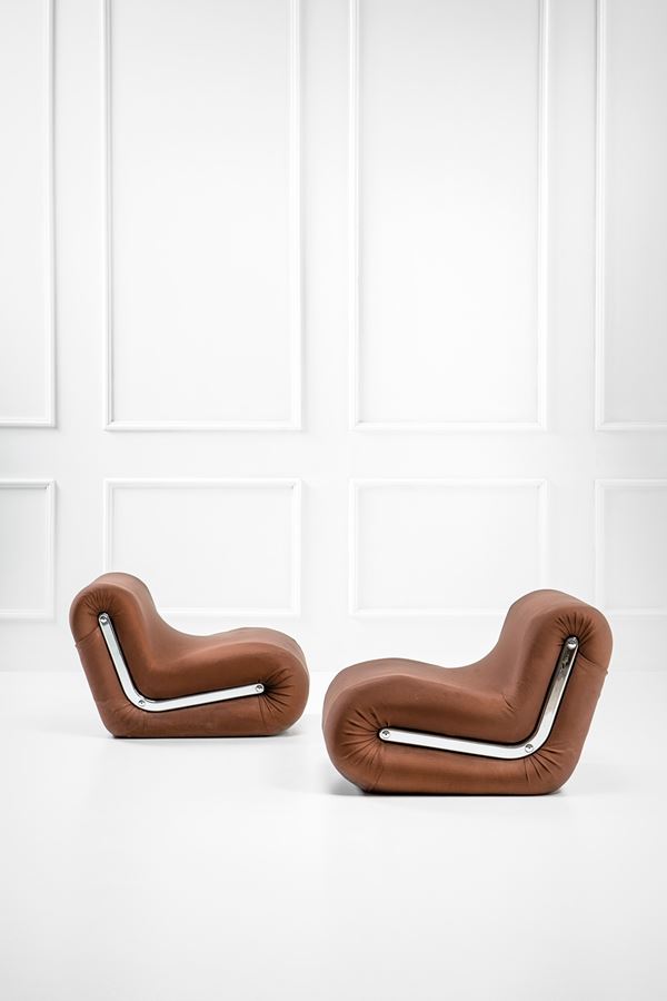Rodolfo Bonetto - Due poltrone mod. Boomerang