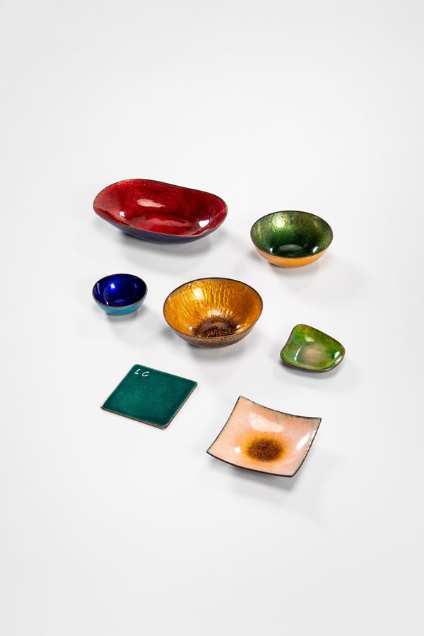 Paolo De Poli : Sette piccole ciotole  - Asta Classic Design '40-'50 - Incanto Casa d'Aste e Galleria