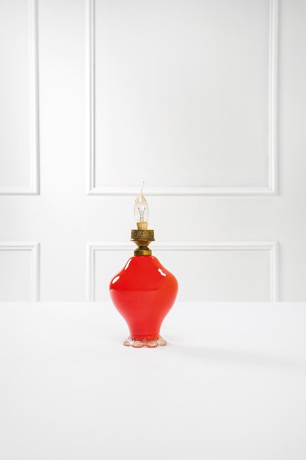 Seguso (attr.) - Lampada da tavolo