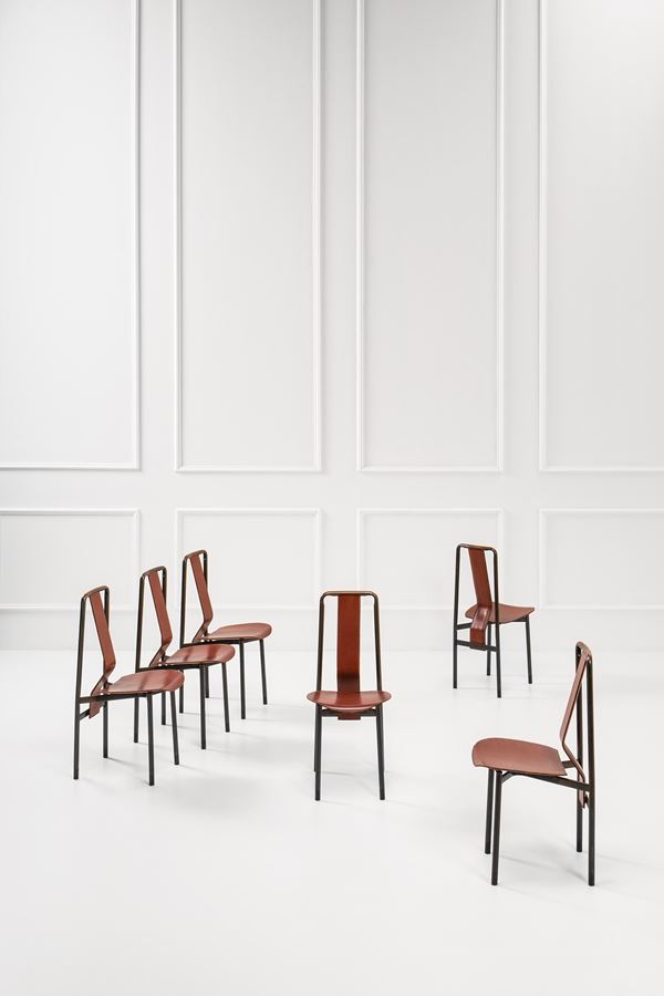 Achille Castiglioni - Sei sedie mod. Irma