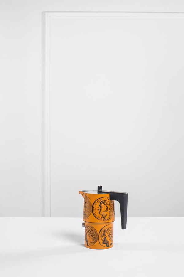 Piero Fornasetti - Rara caffettiera mod. Cammei