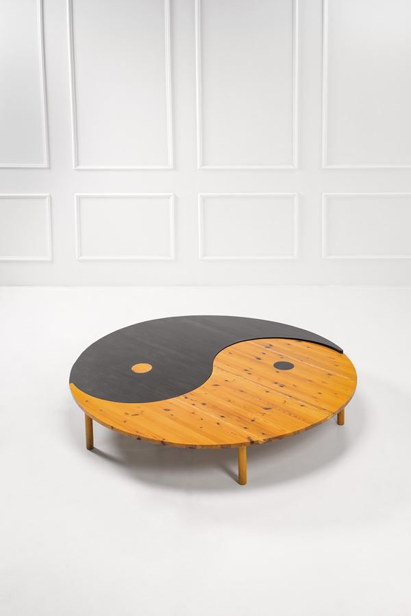Grande tavolo basso Yin e Yang