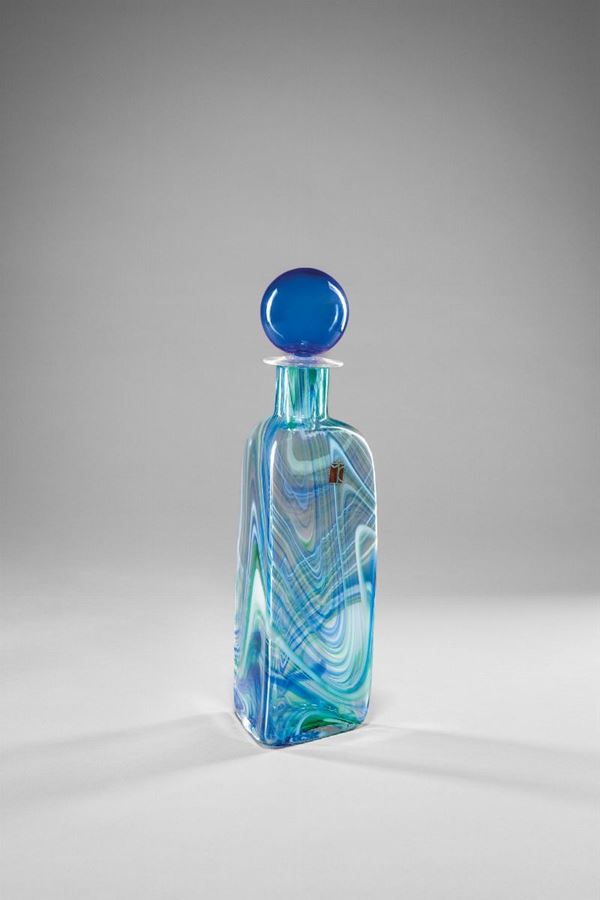 Carlo Moretti - Bottiglia blu/verde