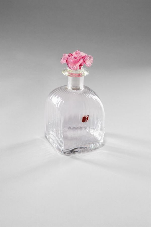 Carlo Moretti - Bottiglia con tappo a rosa