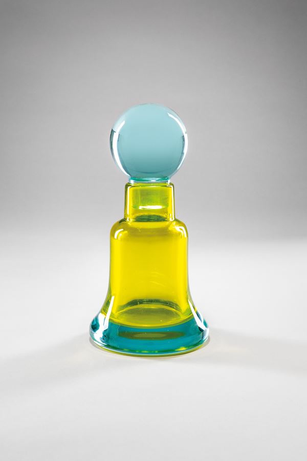 Mario Pinzoni : Bottiglia modello 14137  - Auction Murano Glass - Incanto Casa d'Aste e Galleria