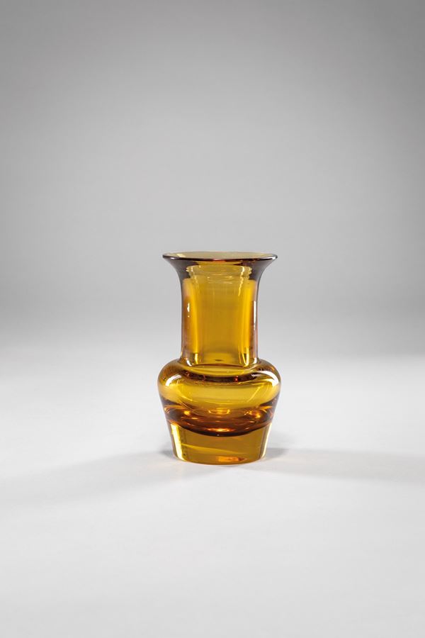 Mario Pinzoni : Vaso sommerso modello 14140  - Auction Murano Glass - Incanto Casa d'Aste e Galleria