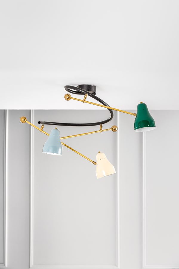 Lampada da soffitto con bilanceri