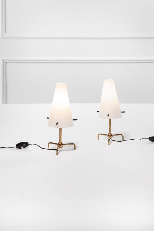 Coppia di lampade da comodino