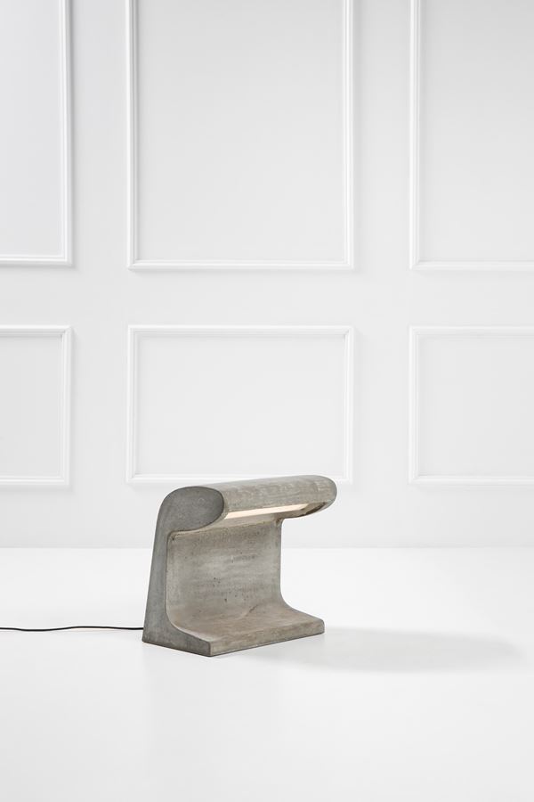 Le Corbusier - Lampada da esterno mod. Borne Béton grande