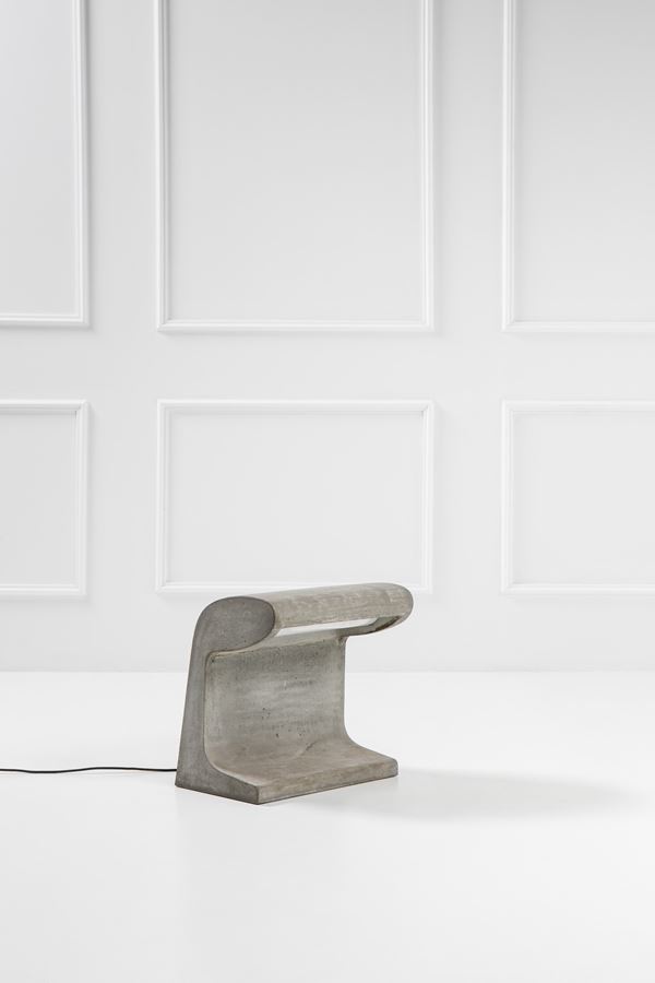 Le Corbusier - Lampada da esterno mod. Borne Béton grande