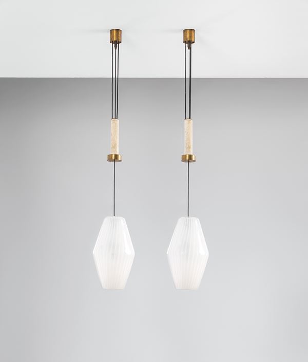 Venini - Due lampade a sospensione