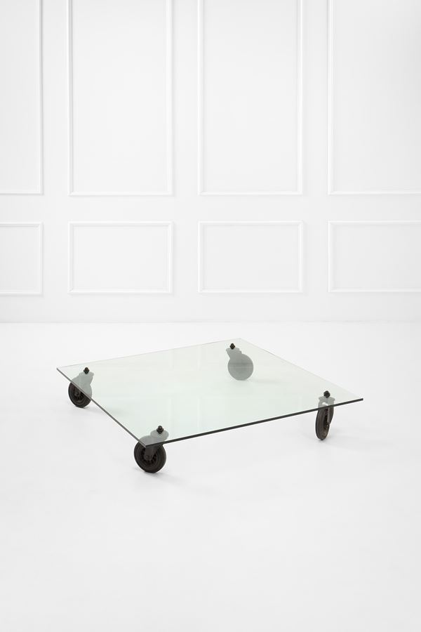 Gae Aulenti - Tavolo con ruote mod. 2746