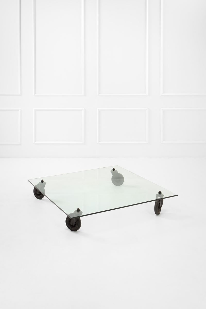 Gae Aulenti - Tavolo con Ruote Mod. 2746