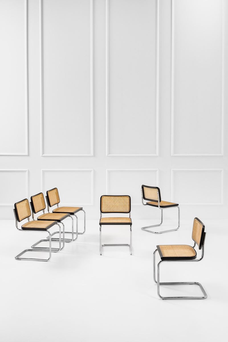 Marcel Breuer - Sei Sedie Mod. Cesca