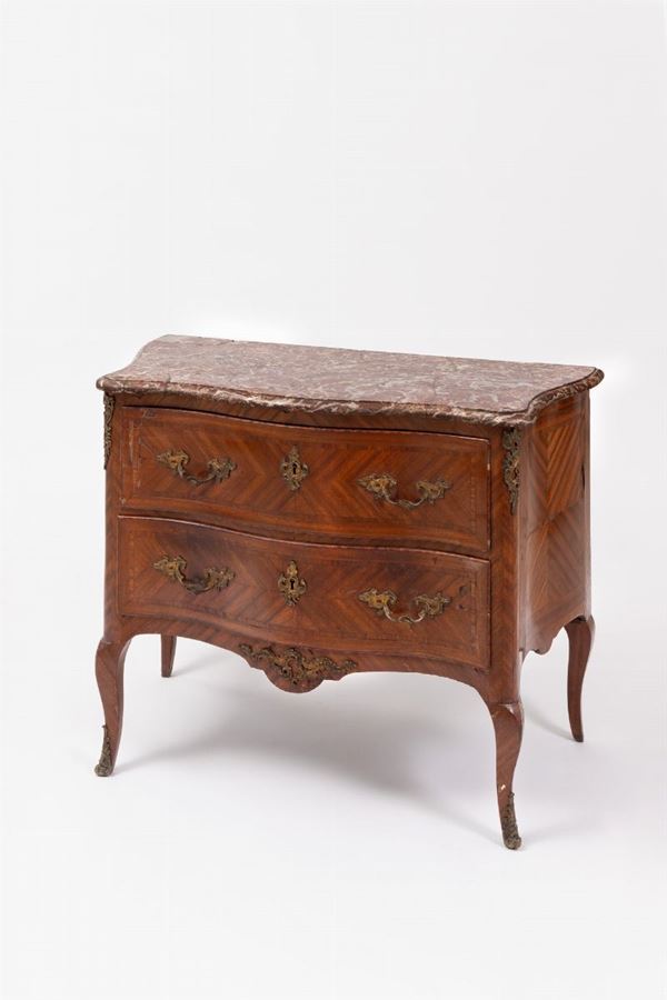 Como a due cassetti - Francia, XVIII sec.  - Auction Antiques - Incanto Casa d'Aste e Galleria