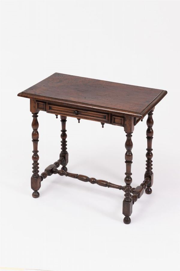 Tavolino a rocchetto - Piemonte, XVIII sec.  - Auction Antiques - Incanto Casa d'Aste e Galleria