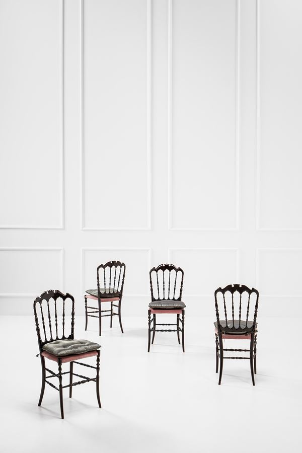 Quattro sedie mod. Chiavari