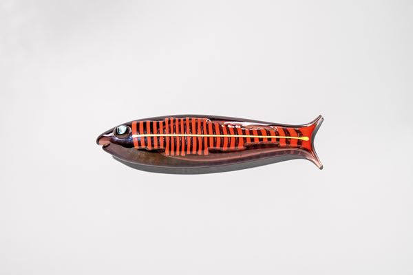 Ken Scott : Pesce  - Asta Vetri di Murano - Incanto Casa d'Aste e Galleria