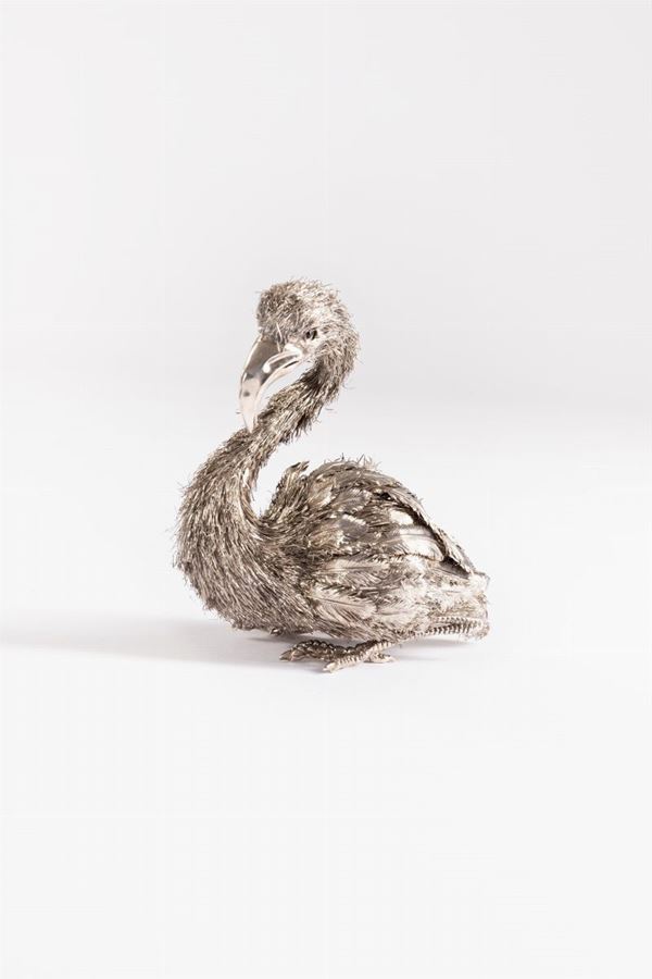Cigno in argento firmato Buccellati