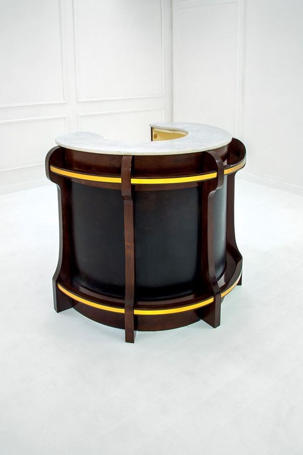 Luciano Frigerio - Bancone bar
Legno di noce, ma