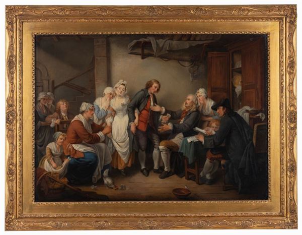 Scuola francese del XIX secolo - Il fidanzamento