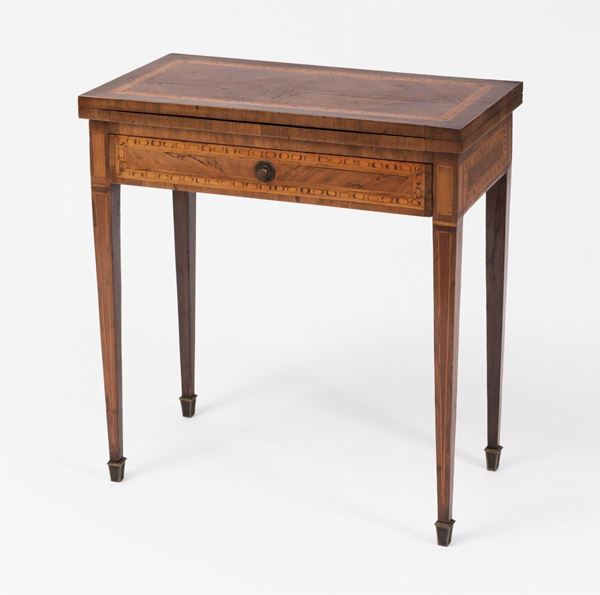 Tavolino da gioco - Piemonte, XVIII sec.  - Auction Antiques - Incanto Casa d'Aste e Galleria