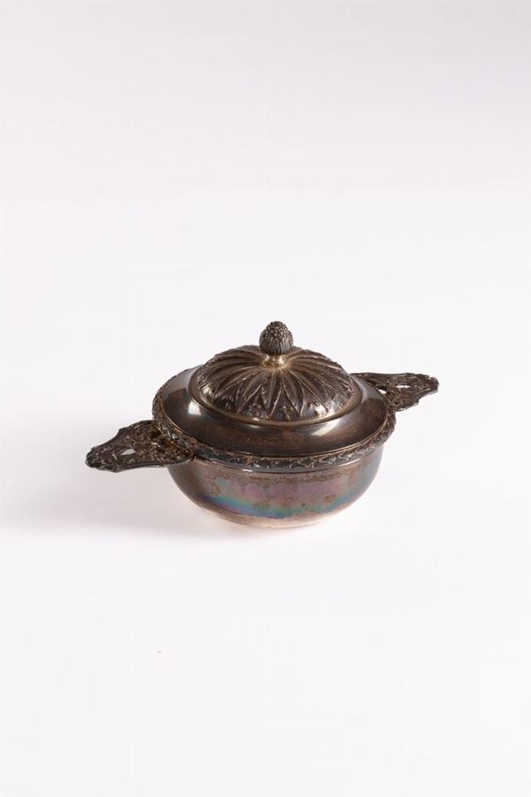 Paiola in argento - Francia, XIX sec.