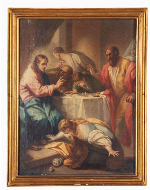 Benedetto Luti (cerchia di) - La cena in casa di Simone il Fariseo