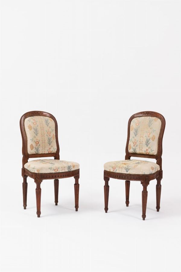 Due sedie - fine del XVIII sec.
