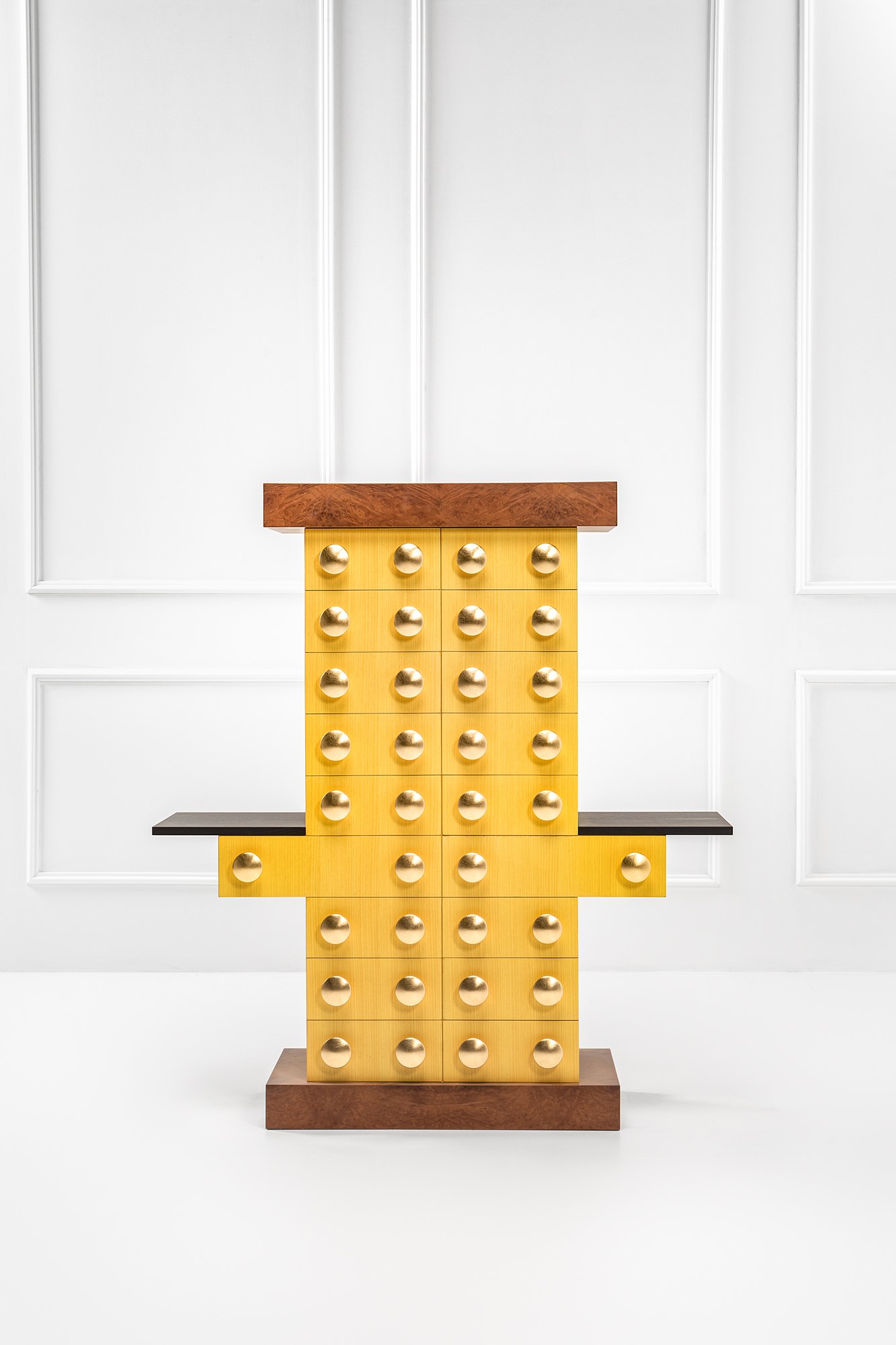 Ettore Sottsass - Cassettiera Mod. Mobile Giallo