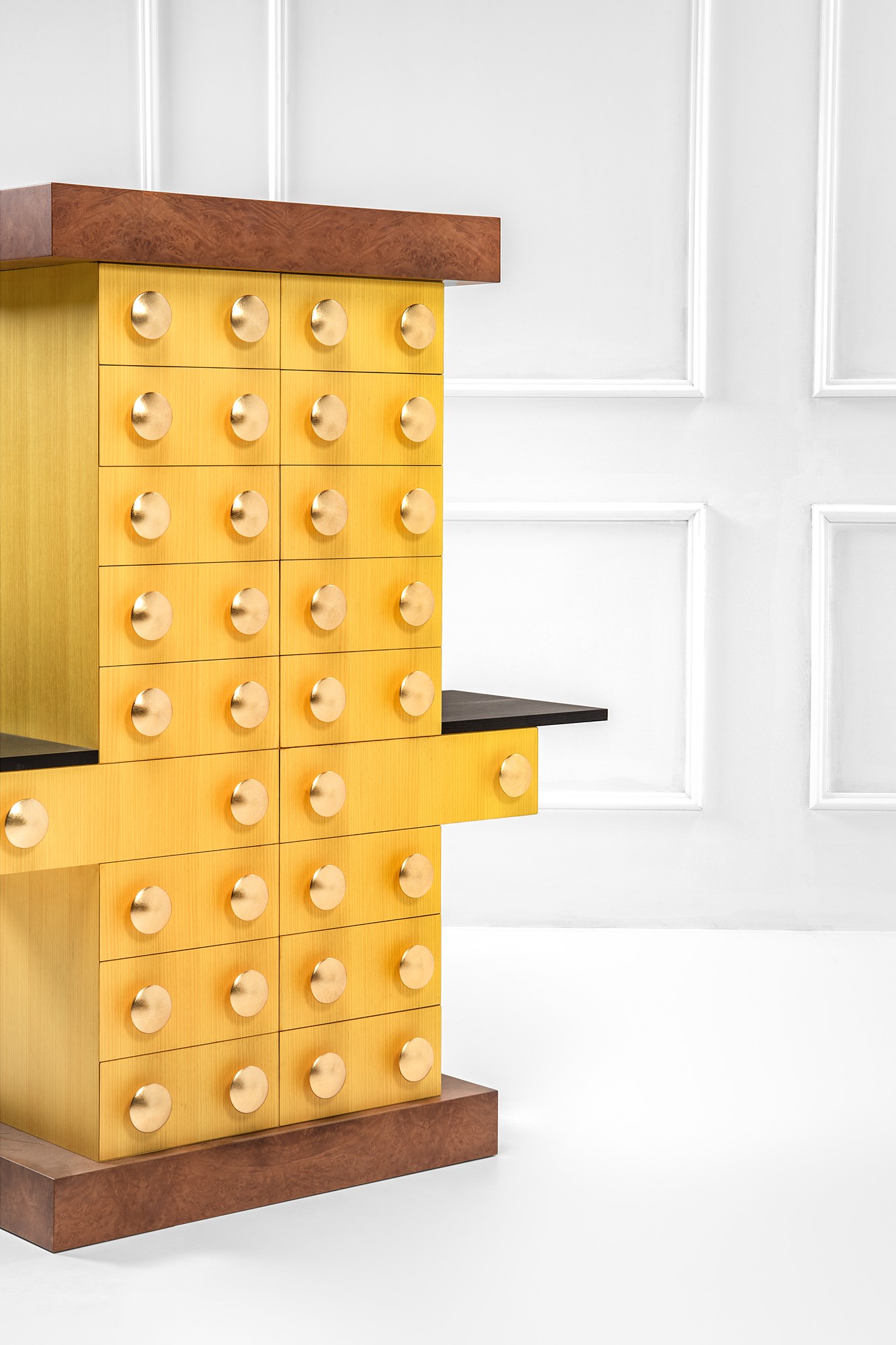 Ettore Sottsass - Cassettiera Mod. Mobile Giallo
