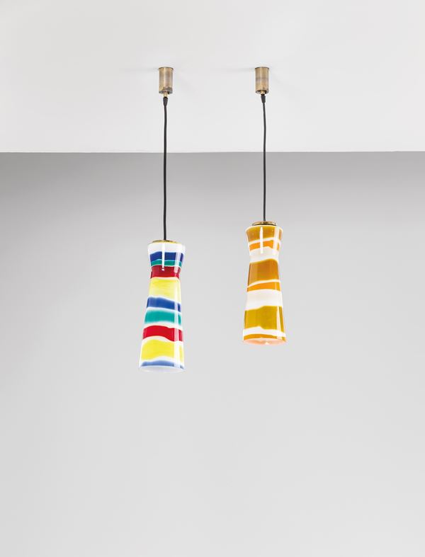 Venini - Due lampade a sospensione
