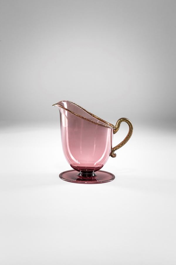 Carlo Scarpa - Caraffa con piede a disco