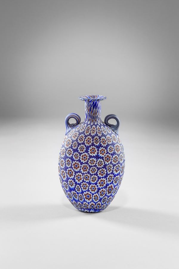 Fratelli Toso - Vaso biansato a murrine