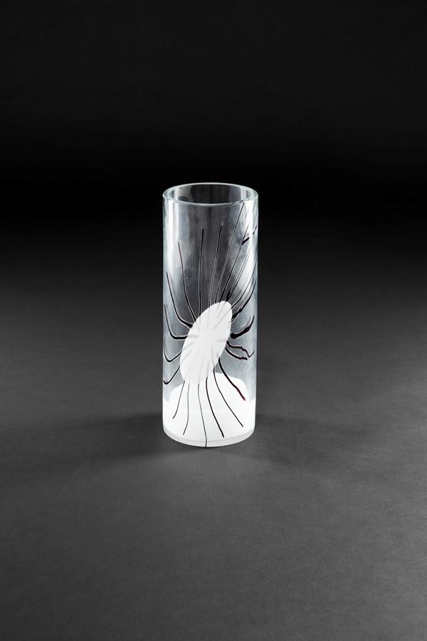 Fulvio Bianconi - Vaso Sole a Mestre (sole bianco)