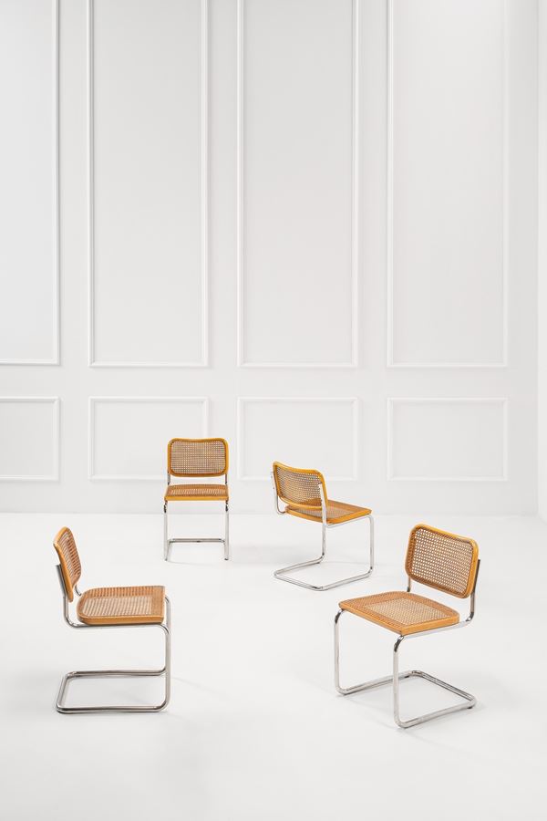 Marcel Breuer - Quattro sedie mod. Cesca