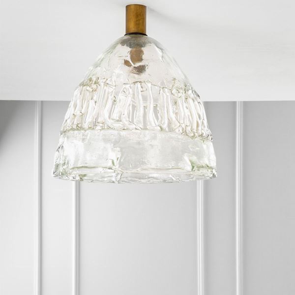 Angelo Brotto (attr.) - Lampada da soffitto