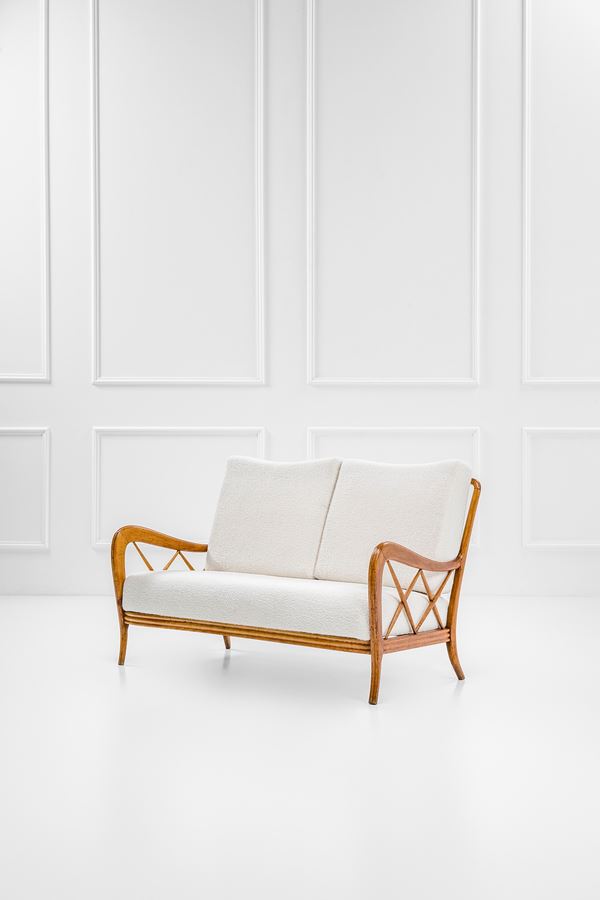Paolo Buffa (attr.) : Divano a due posti  - Asta Design, Best Decoration - Incanto Casa d'Aste e Galleria
