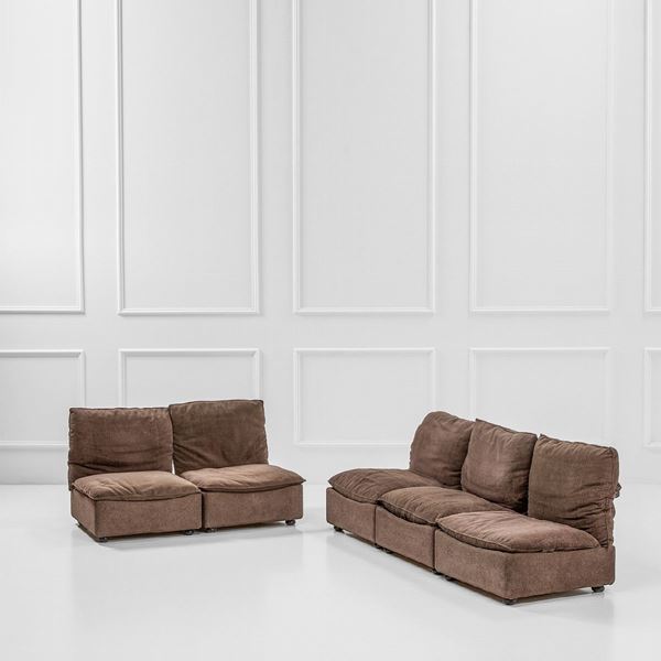 Aldo Davico - DIvano componibile a 5 moduli mod. SET