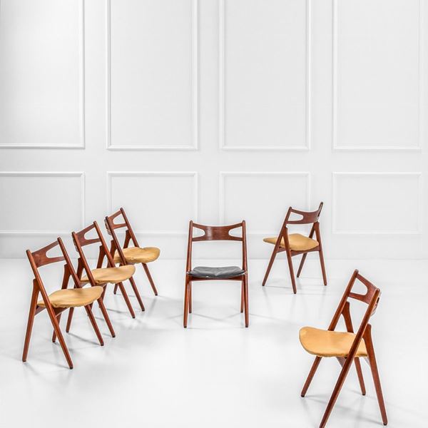 Hans Wegner - Sei sedie mod. CH29