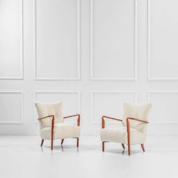 Studio Tecnico Cassina - Coppia di poltrone mod. 401