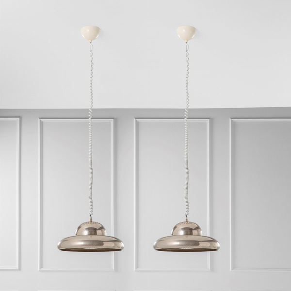 Tobia Scarpa - Due lampade a sospensione mod. Fior di loto