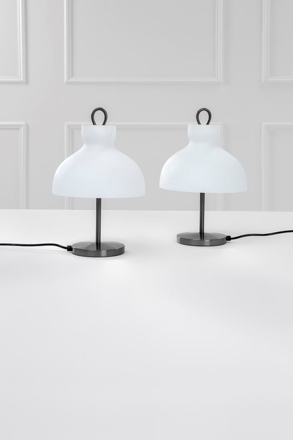 Luigi Caccia Dominioni - Due lampade da tavolo mod. Arenzano