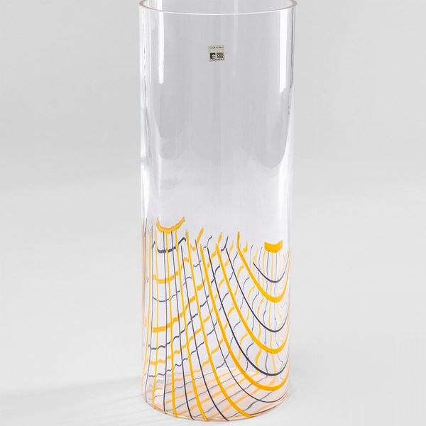 Fratelli Toso - Vaso con fili policromi